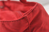 Authentic PRADA Vintage Nylon Tessuto Hand Tote Bag B7952 Red 1937G