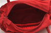 Authentic PRADA Vintage Nylon Tessuto Hand Tote Bag B7952 Red 1937G