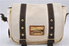 Auth Louis Vuitton Antigua Buzas PM Shoulder Cross Bag Ivory M40042 LV 1938G