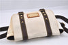 Auth Louis Vuitton Antigua Buzas PM Shoulder Cross Bag Ivory M40042 LV 1938G