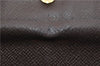 Authentic Louis Vuitton Damier Portefeuille Sarah Long Wallet N61734 LV 1939G