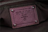 Authentic PRADA Nylon Leather Shoulder Cross Body Bag Khaki Light Purple 1940D