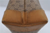 Authentic GUCCI Micro GG PVC Leather Clutch Hand Bag Purse Brown 1941D