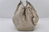 Authentic GUCCI Guccissima Sukey Shoulder Tote Bag GG Leather 211944 Ivory 1941F