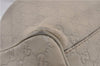 Authentic GUCCI Guccissima Sukey Shoulder Tote Bag GG Leather 211944 Ivory 1941F