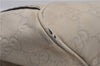 Authentic GUCCI Guccissima Sukey Shoulder Tote Bag GG Leather 211944 Ivory 1941F