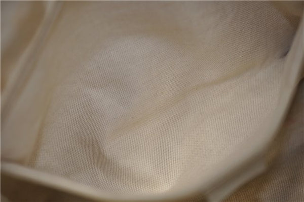 Authentic GUCCI Guccissima Sukey Shoulder Tote Bag GG Leather 211944 Ivory 1941F