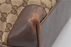 Authentic GUCCI Vintage Shoulder Tote Bag GG Canvas Leather 0021119 Brown 1942G