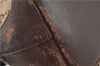 Authentic GUCCI Vintage Shoulder Tote Bag GG Canvas Leather 0021119 Brown 1942G