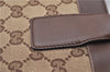 Authentic GUCCI Vintage Shoulder Tote Bag GG Canvas Leather 0021119 Brown 1942G