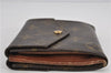 Authentic Louis Vuitton Monogram Porte Monnaie Billets Wallet M61660 LV 1944F