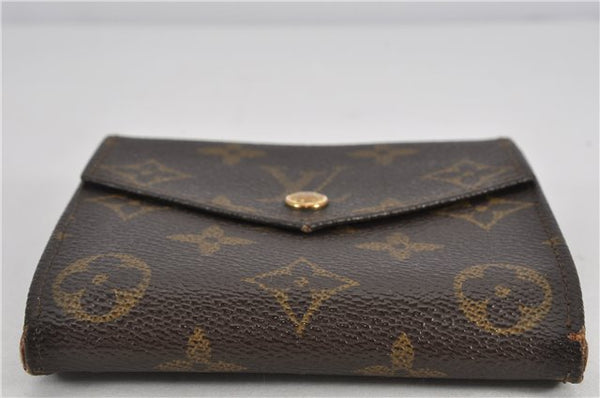 Authentic Louis Vuitton Monogram Porte Monnaie Billets Wallet M61660 LV 1944F