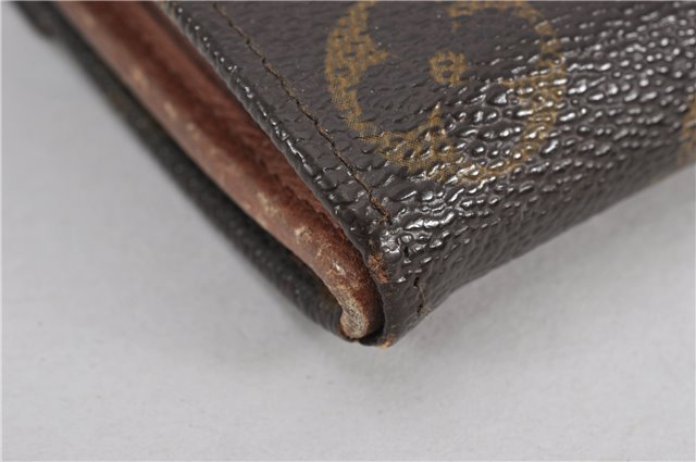 Authentic Louis Vuitton Monogram Porte Monnaie Billets Wallet M61660 LV 1944F