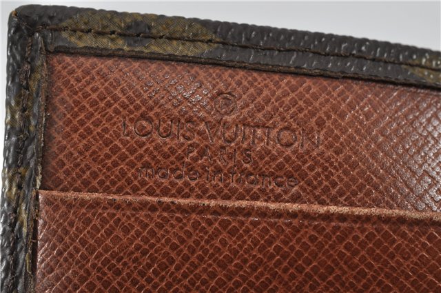 Authentic Louis Vuitton Monogram Porte Monnaie Billets Wallet M61660 LV 1944F