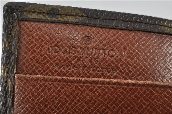 Authentic Louis Vuitton Monogram Porte Monnaie Billets Wallet M61660 LV 1944F