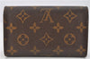 Auth Louis Vuitton Monogram Porte Monnaie Billets Tresor Wallet M61730 LV 1944G