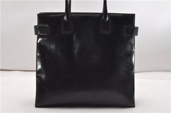 Authentic GUCCI Bamboo Shoulder Hand Bag Purse GG Leather Black Junk 1945G