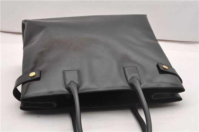 Authentic GUCCI Bamboo Shoulder Hand Bag Purse GG Leather Black Junk 1945G