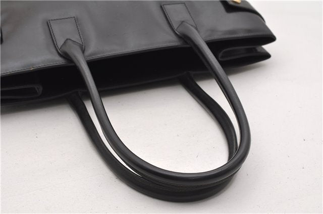 Authentic GUCCI Bamboo Shoulder Hand Bag Purse GG Leather Black Junk 1945G