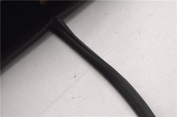 Authentic GUCCI Bamboo Shoulder Hand Bag Purse GG Leather Black Junk 1945G