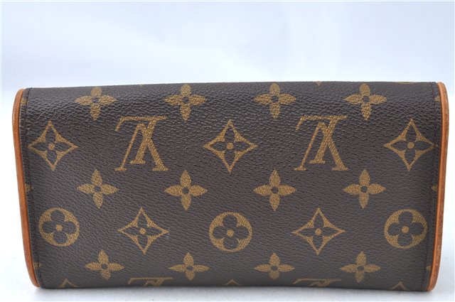 Authentic Louis Vuitton Monogram Pochette Twin PM Shoulder Bag M51854 LV 1946B