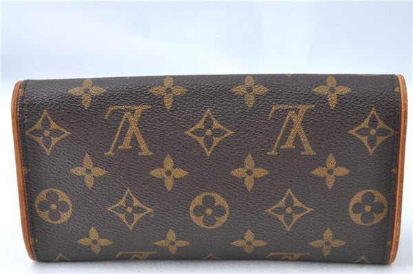 Authentic Louis Vuitton Monogram Pochette Twin PM Shoulder Bag M51854 LV 1946B