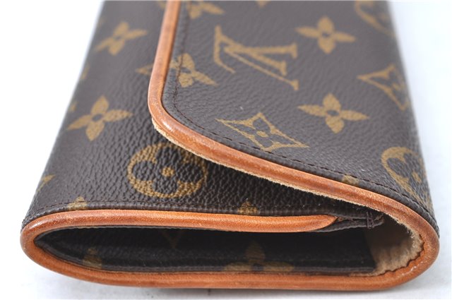 Authentic Louis Vuitton Monogram Pochette Twin PM Shoulder Bag M51854 LV 1946B