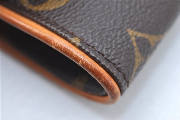 Authentic Louis Vuitton Monogram Pochette Twin PM Shoulder Bag M51854 LV 1946B