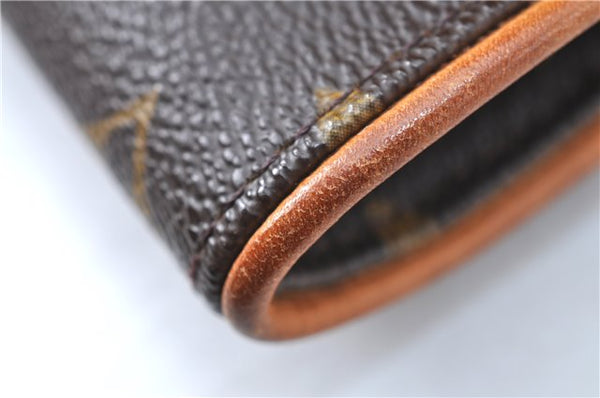 Authentic Louis Vuitton Monogram Pochette Twin PM Shoulder Bag M51854 LV 1946B