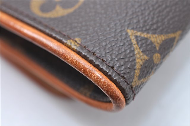 Authentic Louis Vuitton Monogram Pochette Twin PM Shoulder Bag M51854 LV 1946B