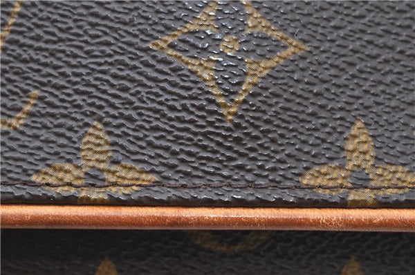Authentic Louis Vuitton Monogram Pochette Twin PM Shoulder Bag M51854 LV 1946B