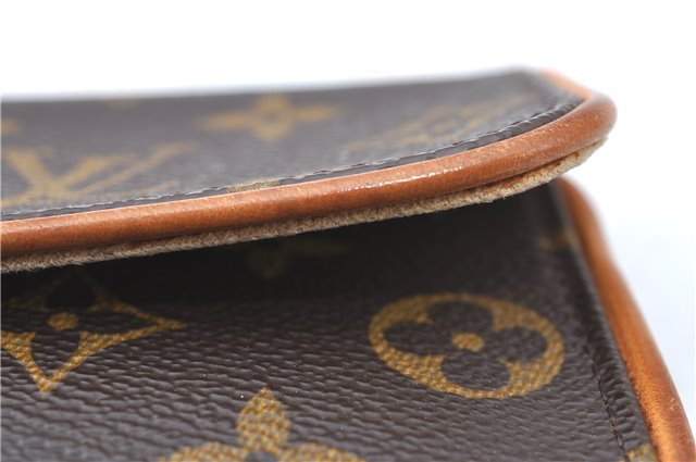 Authentic Louis Vuitton Monogram Pochette Twin PM Shoulder Bag M51854 LV 1946B