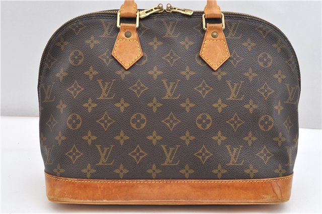 Authentic Louis Vuitton Monogram Alma Hand Bag Purse M51130 LV 1947G