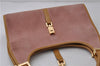 Authentic GUCCI Jackie Shoulder Hand Bag Purse Suede Leather 0021068 Pink 1949D