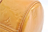 Authentic Louis Vuitton Vernis Bedford Hand Bag Yellow Beige M91006 Junk 1949G