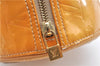 Authentic Louis Vuitton Vernis Bedford Hand Bag Yellow Beige M91006 Junk 1949G