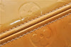 Authentic Louis Vuitton Vernis Bedford Hand Bag Yellow Beige M91006 Junk 1949G