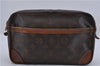 Authentic Louis Vuitton Monogram Compiegne 28 Clutch Hand Bag M51845 LV 1950D