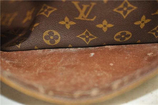 Authentic Louis Vuitton Monogram Compiegne 28 Clutch Hand Bag M51845 LV 1950D