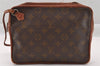 Authentic Louis Vuitton Monogram Pochette Sport Clutch Bag Old Model Junk 1951I