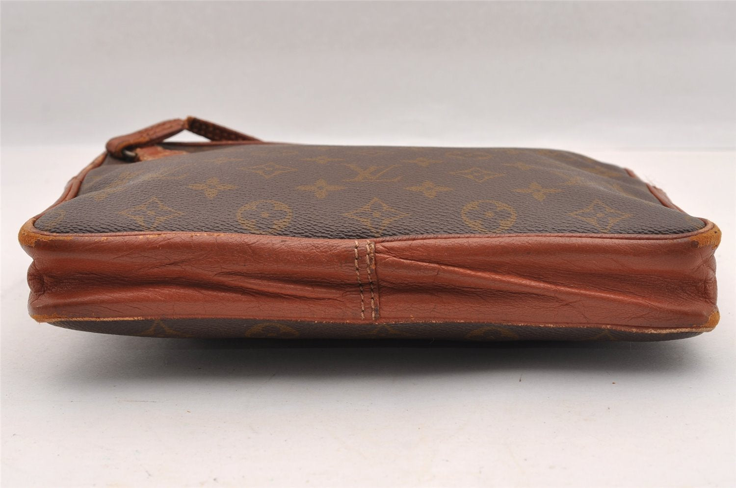 Authentic Louis Vuitton Monogram Pochette Sport Clutch Bag Old Model Junk 1951I