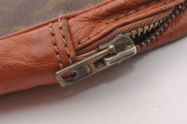 Authentic Louis Vuitton Monogram Pochette Sport Clutch Bag Old Model Junk 1951I