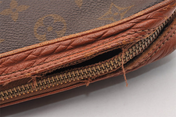 Authentic Louis Vuitton Monogram Pochette Sport Clutch Bag Old Model Junk 1951I