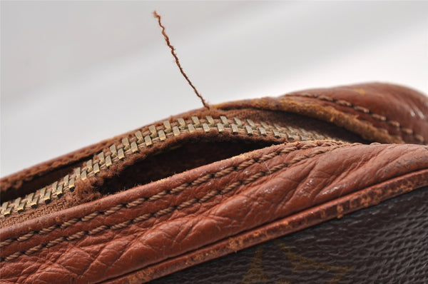 Authentic Louis Vuitton Monogram Pochette Sport Clutch Bag Old Model Junk 1951I
