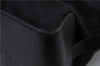 Authentic GUCCI Vintage Tote Hand Bag GG Canvas Leather 106251 Black 1952D