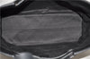 Authentic GUCCI Vintage Tote Hand Bag GG Canvas Leather 106251 Black 1952D