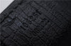 Authentic GUCCI Vintage Tote Hand Bag GG Canvas Leather 106251 Black 1952D