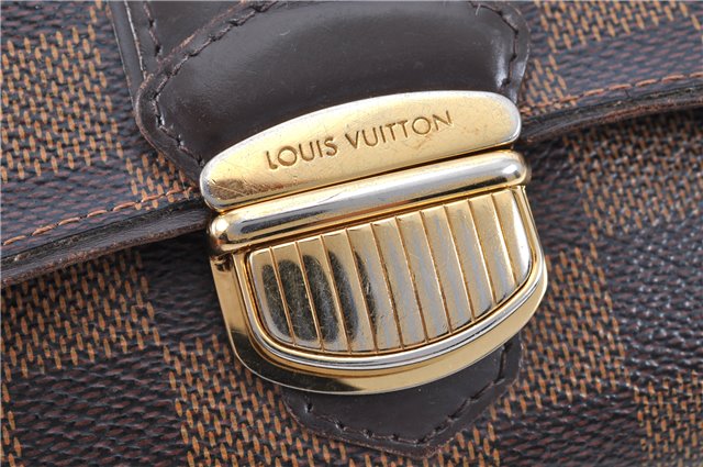 Authentic Louis Vuitton Damier Portefeuille Sistina Purse Wallet N61747 LV 1952G