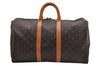 Authentic Louis Vuitton Monogram Keepall 45 Travel Boston Bag M41428 LV 1953G