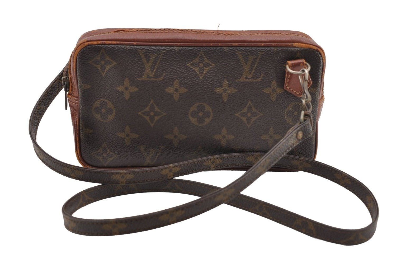 Auth Louis Vuitton Monogram Marly Bandouliere Shoulder Bag Old Model Junk 1953I